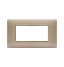 Placca Ave Young 4 Moduli Colore Sabbia 44PJ04SA