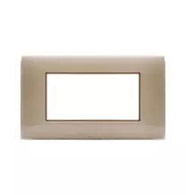 Placca Ave Young 4 Moduli Colore Sabbia 44PJ04SA