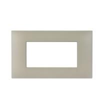 Placca Ave Young Sistema 44 4 Moduli Tortora 44PJ04TO