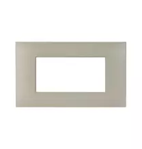 Placca Ave Young Sistema 44 4 Moduli Tortora 44PJ04TO