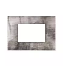 Placca Ave Young 3 Moduli Onice 3D 44PJ03ONC3D