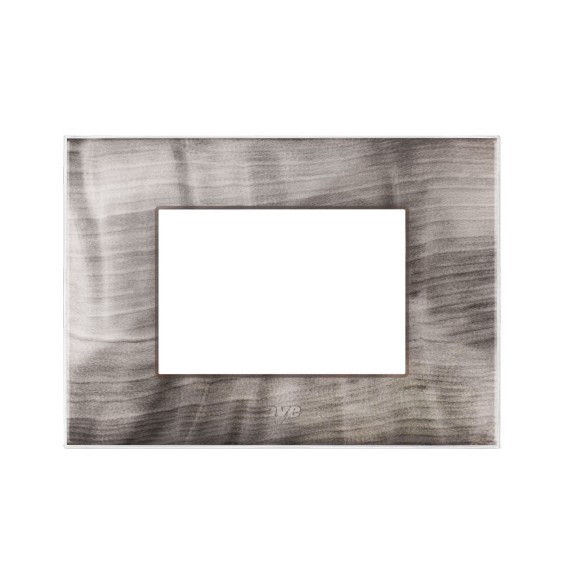 Placca Ave Young 3 Moduli Onice 3D 44PJ03ONC3D