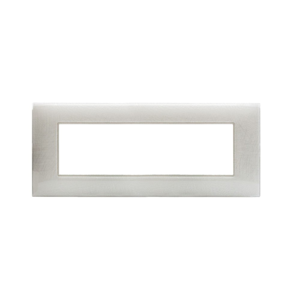 Placca Ave Young 44PJ07B3D Colore Bianco 3D 7 Moduli
