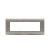 Placca Ave Young Sistema 44 7 Moduli Beige Spazzolato 3D 44PJ07BEG3D