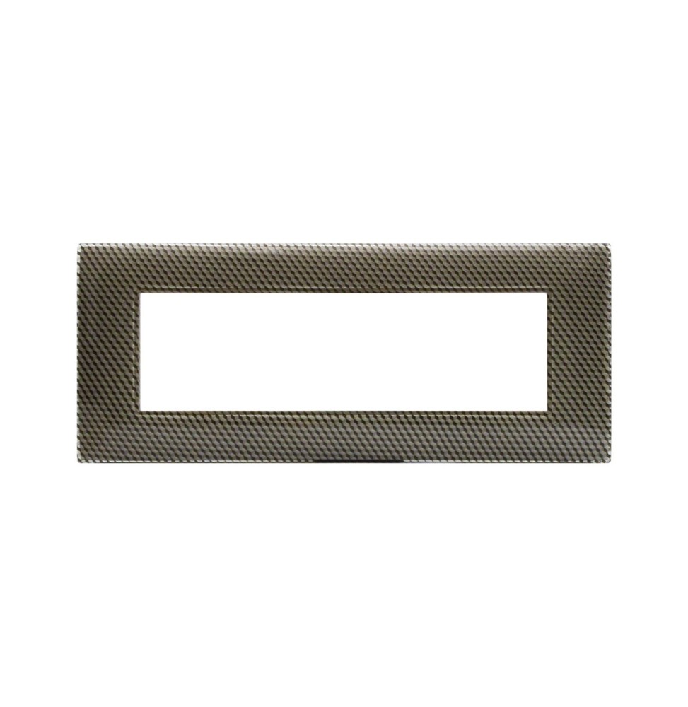 Placca Ave Young 44 Moduli 3D Carbon Chiaro 44PJ07CBC/3D