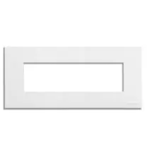 Placca 7 posti Snow White effetto satinato serie Pixia Master 14PX107