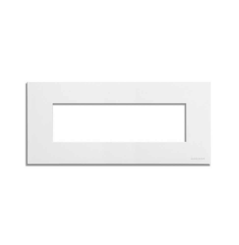 Placca 7 posti Snow White effetto satinato serie Pixia Master 14PX107