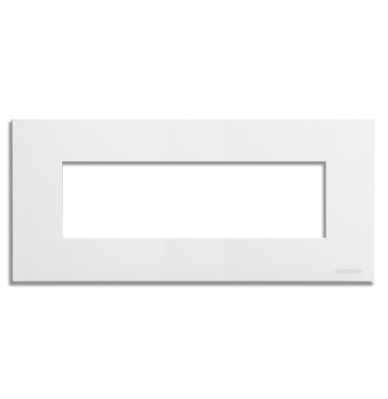 Placca 7 posti Snow White effetto satinato serie Pixia Master 14PX107