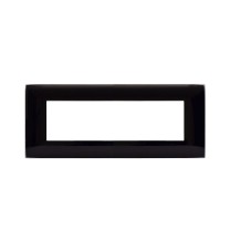 Placca Ave Young 44PJ07NAL per Sistema 44 Colore Nero Assoluto 7 Moduli