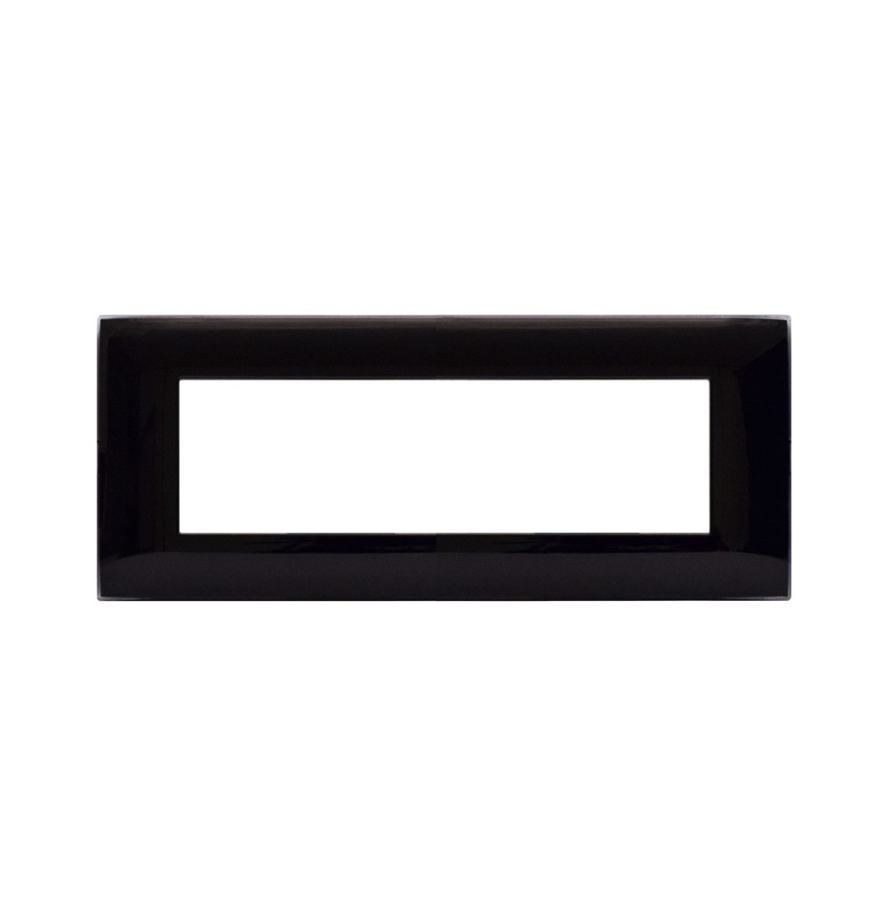 Placca Ave Young 44PJ07NAL per Sistema 44 Colore Nero Assoluto 7 Moduli
