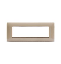 Placca Ave Young 7 Moduli Colore Sabbia 44PJ07SA