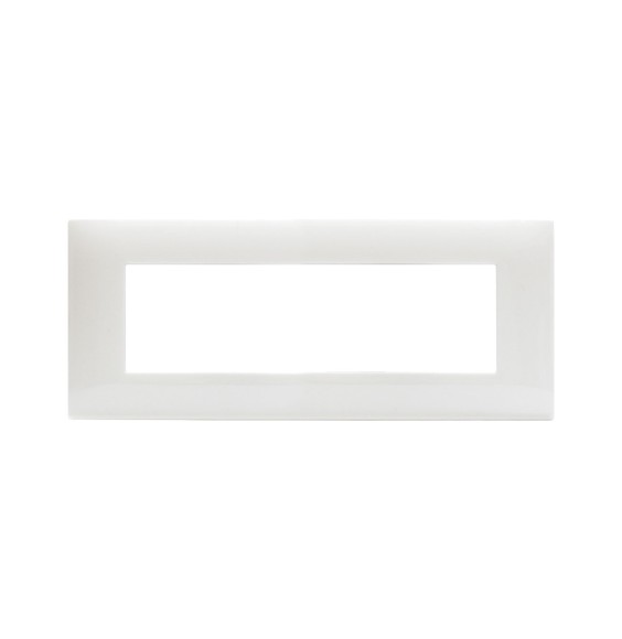 Placca Ave Young 7 Moduli Bianco Totale Sistema 44 44PJ07BT