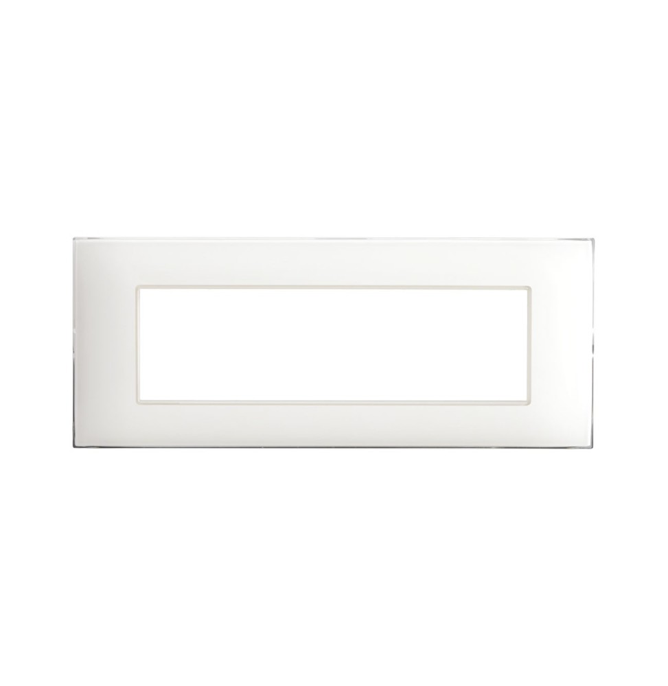 Placca Ave Young 7 Moduli Bianco Opaco 44PJ07BO
