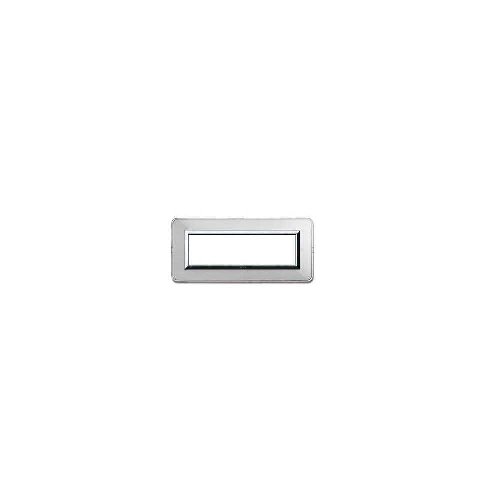 Placca AVE Personal in Alluminio Naturale 7 Moduli 44P07ALS