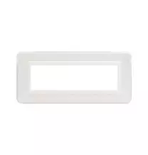 Placca AVE Personal Bianco Lucido RAL 9010 7 Moduli - AVE 44P07B