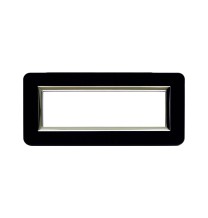 Placca AVE Personal 7 moduli Nero Assoluto 44P07NAL
