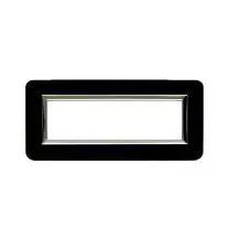 Placca AVE Personal 7 moduli Nero Assoluto 44P07NAL