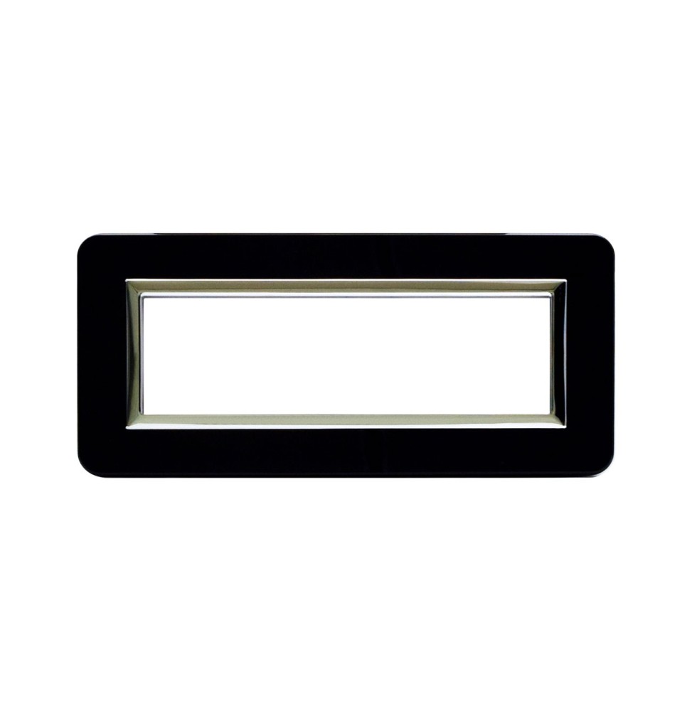 Placca AVE Personal 7 moduli Nero Assoluto 44P07NAL