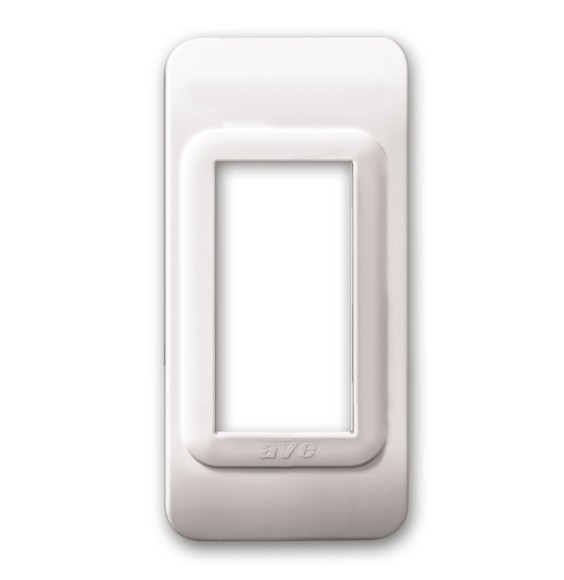 Placca Bianca per profilati per Supporto 44A01 Ave 44PF1B