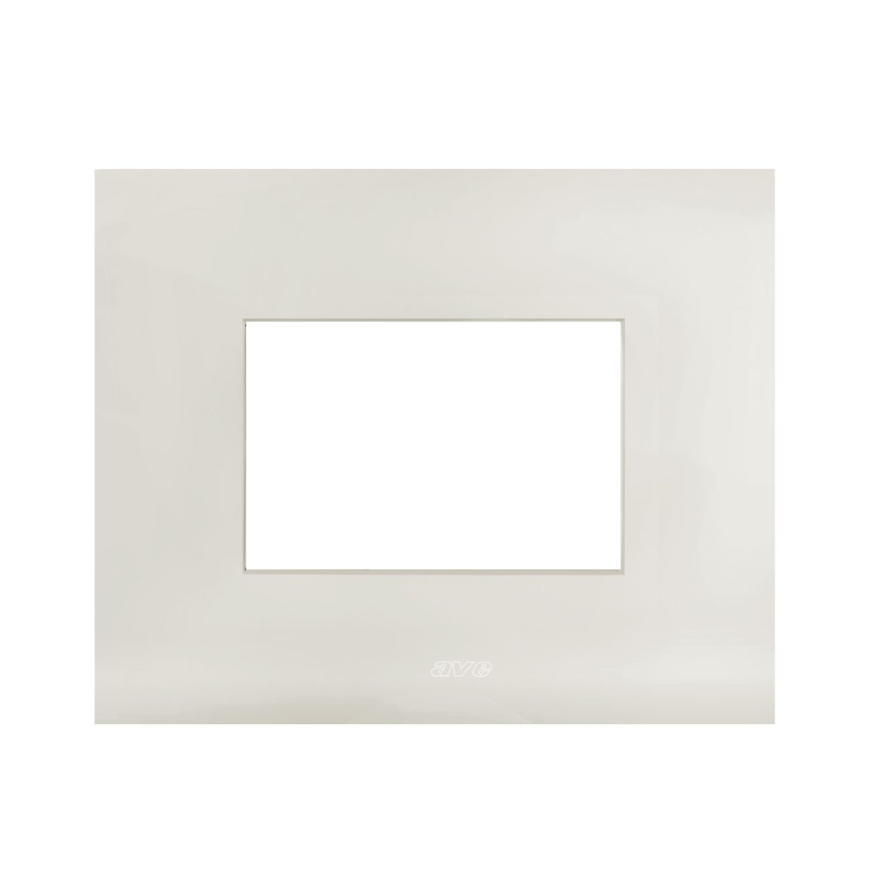 Placca in metallo color Avorio Smart44 3 moduli AVE 44PSM3AVR