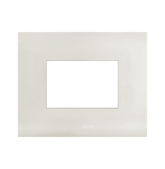 Placca in metallo color Avorio Smart44 3 moduli AVE 44PSM3AVR