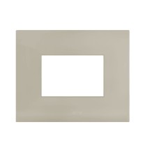 Placca in metallo Tortora Smart44 3 moduli AVE 44PSM3TO