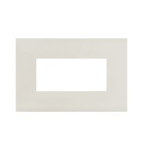 Placca in metallo color Avorio Smart44 4 moduli AVE 44PSM4AVR