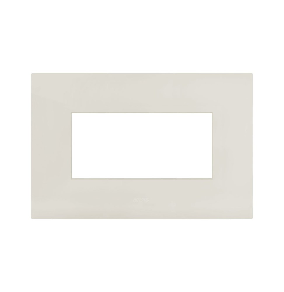 Placca in metallo color Avorio Smart44 4 moduli AVE 44PSM4AVR