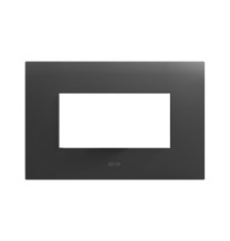 Placca in metallo Grigio Tekla Smart44 4 moduli AVE 44PSM4GTK