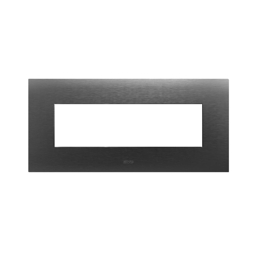 Placca in metallo antracite spazzolato Smart44 7 moduli AVE 44PSM7AA