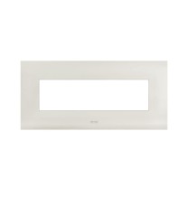 Placca in metallo color Avorio Smart44 7 moduli AVE 44PSM7AVR