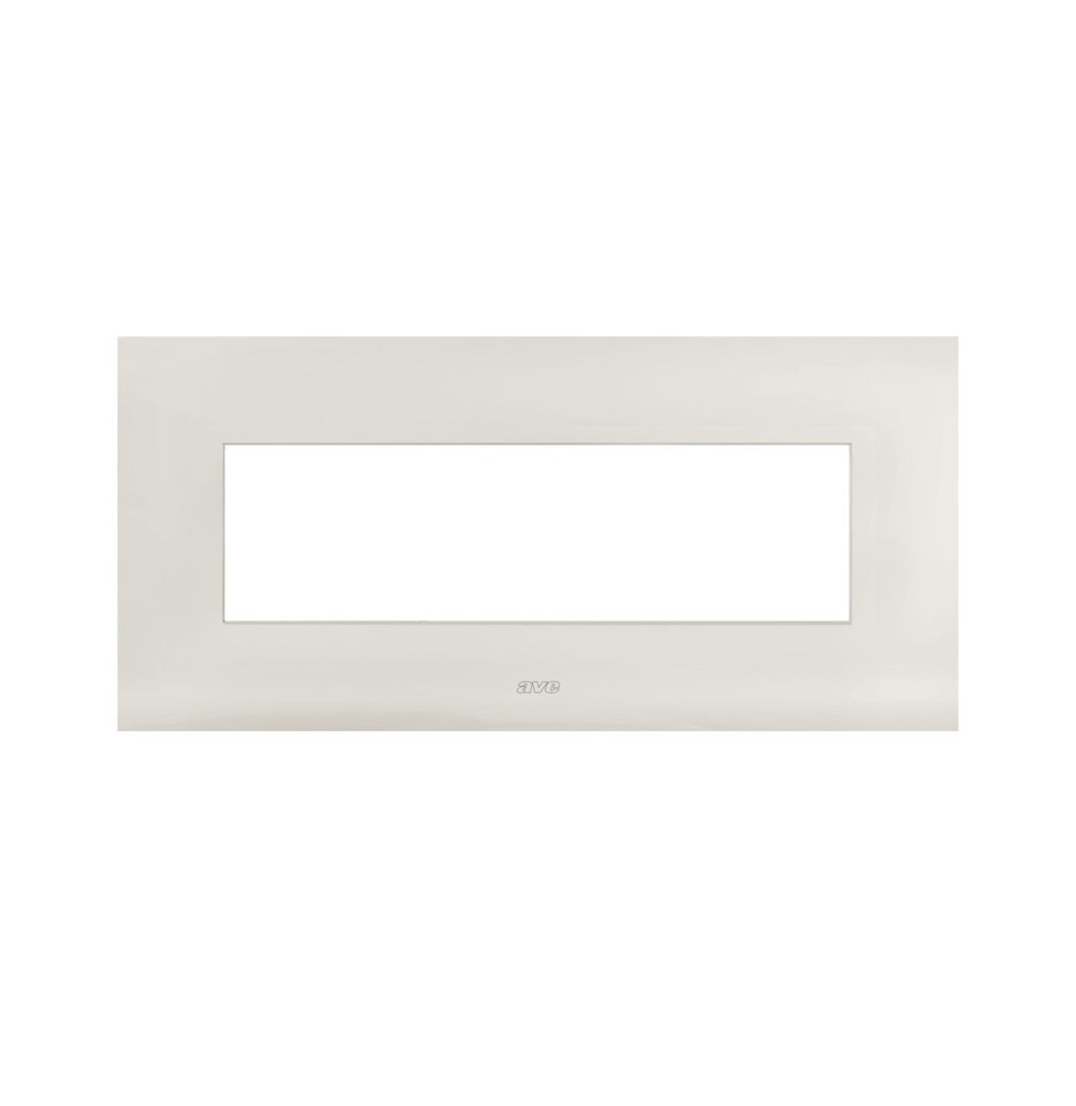 Placca in metallo color Avorio Smart44 7 moduli AVE 44PSM7AVR