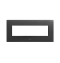 Placca in metallo grigio Tekla Smart44 7 moduli AVE 44PSM7GTK