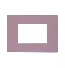 Placca Viola Opaco in tecnopolimero Smart44 3 moduli AVE 44PSME3VIO