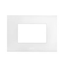 Placca Bianco Whitek in tecnopolimero Smart44 3 moduli AVE 44PSME3BO