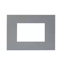 Placca Grigio Opaco in tecnopolimero Smart44 3 moduli AVE 44PSME3GO