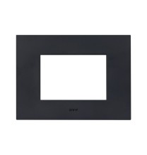 Placca Grigio Tekla in tecnopolimero Smart44 3 moduli AVE 44PSME3GTK