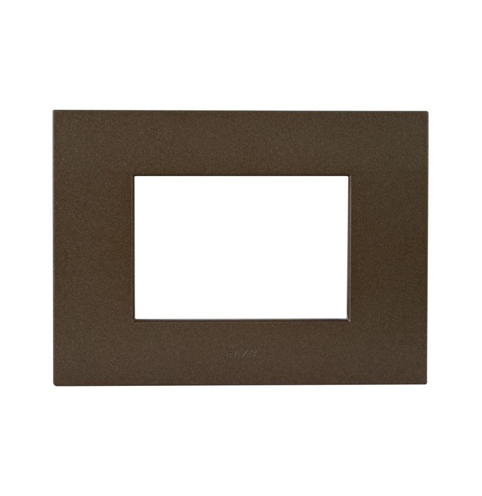 Placca Bronzo in tecnopolimero Smart44 3 moduli AVE 44PSME3BRZ