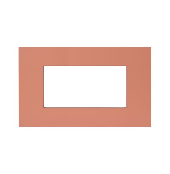 Placca Terracotta in tecnopolimero Smart44 4 moduli AVE 44PSME4TCO