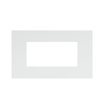 Placca Bianco Whitek in tecnopolimero Smart44 4 moduli AVE 44PSME4BO