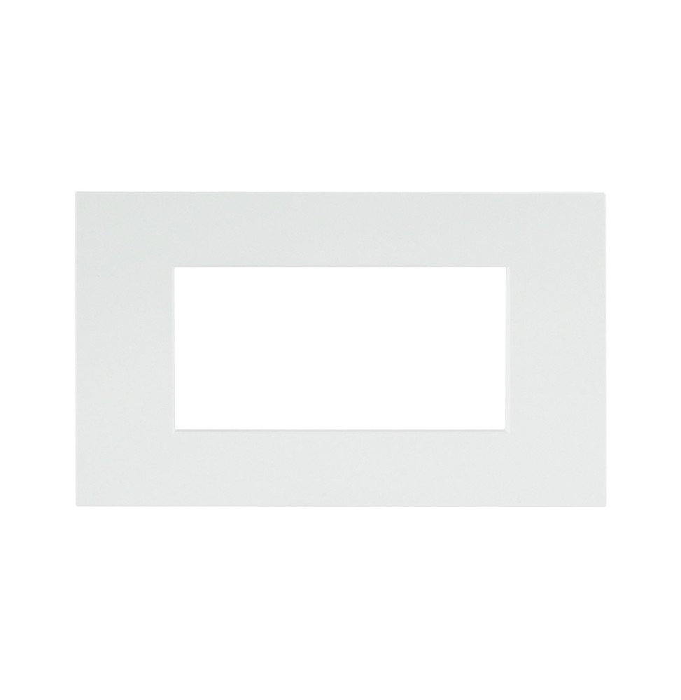 Placca Bianco Whitek in tecnopolimero Smart44 4 moduli AVE 44PSME4BO