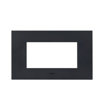 Placca Grigio Tekla in tecnopolimero Smart44 4 moduli AVE 44PSME4GTK