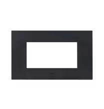 Placca Grigio Tekla in tecnopolimero Smart44 4 moduli AVE 44PSME4GTK