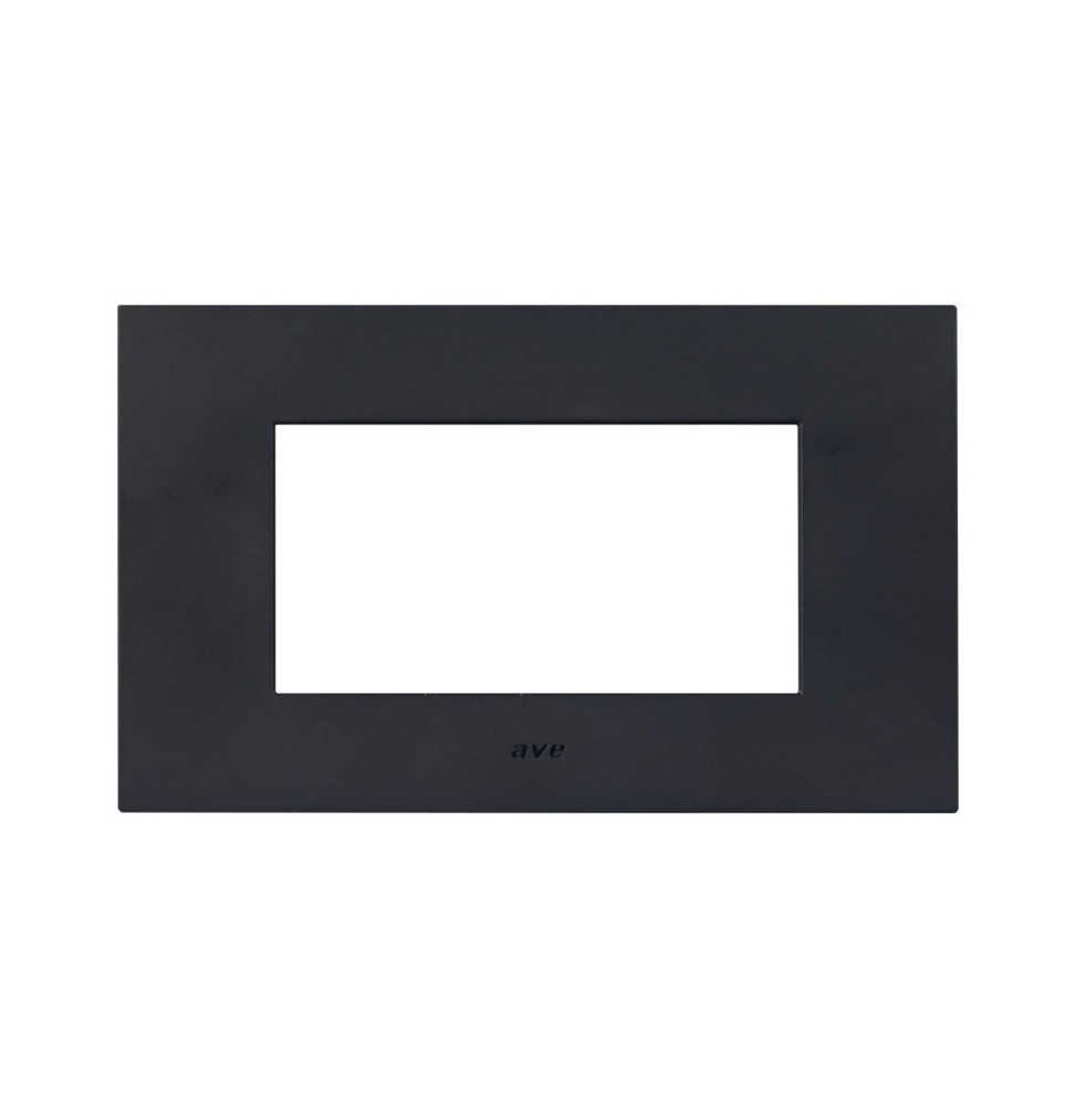 Placca Grigio Tekla in tecnopolimero Smart44 4 moduli AVE 44PSME4GTK