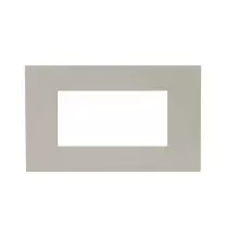 Placca Tortora in tecnopolimero Smart44 4 moduli AVE 44PSME4TO