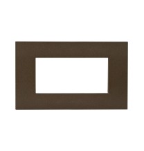 Placca Bronzo Opaco in tecnopolimero Smart44 4 moduli AVE 44PSME4BRZ