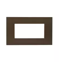 Placca Bronzo Opaco in tecnopolimero Smart44 4 moduli AVE 44PSME4BRZ