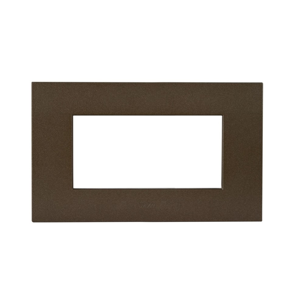 Placca Bronzo Opaco in tecnopolimero Smart44 4 moduli AVE 44PSME4BRZ