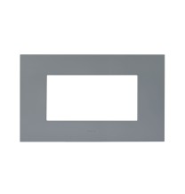 Placca Grigio Opaco in tecnopolimero Smart44 4 moduli AVE 44PSME4GO
