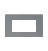 Placca Grigio Opaco in tecnopolimero Smart44 4 moduli AVE 44PSME4GO